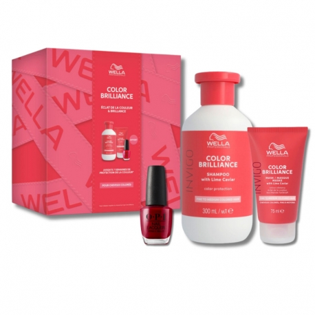 Coffret pour cheveux colorés  Color brilliance Invigo