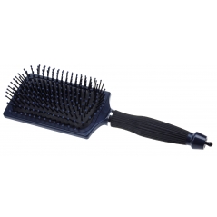 Brosse pneumatique rectangle bleue 