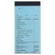 Carnet de caisse autocopiant avec numéro 