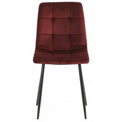 Chaise Manta velours 