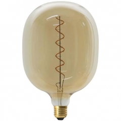Ampoule ovale ambrée à filament