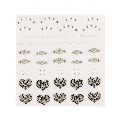 Décors adhésifs bijoux pour ongles