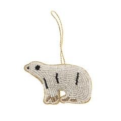 Décoration pour sapin ours polaire