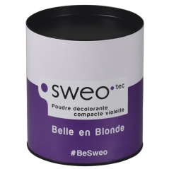 Poudre décolorante compacte violette Sweo.Tec