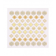 Décors adhésifs bijoux pour ongles Noël