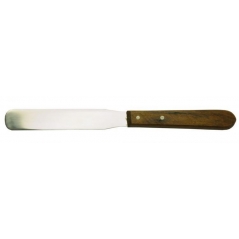 Spatule inox manche en bois Epil'hair pro