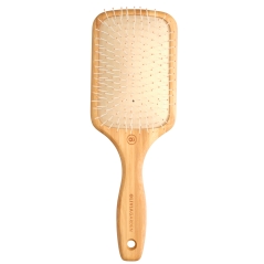 Brosse Detangle Rectangle Nylon L Bamboo Touch