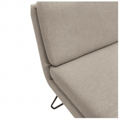 Fauteuil Jacques toile stone