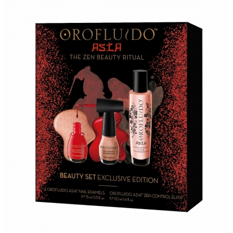 Coffret Beauty Set elixir et vernis Asia Orofluido