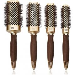 Set de 4 brosses carrées NanoThermic Ceramic + Ion